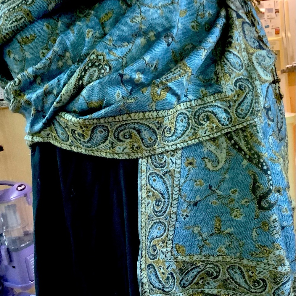 Elegant pashmina and silk wrap nwt